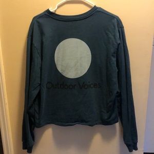 Outdoor Voices graphic long sleeve